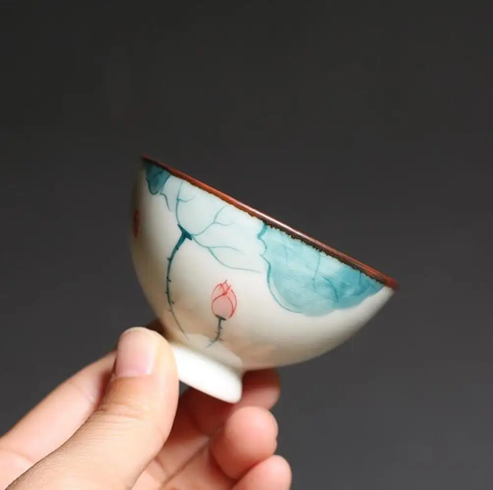 Посуда для напитков китайский чайный набор кунг фу чашки чая расписанные вручную