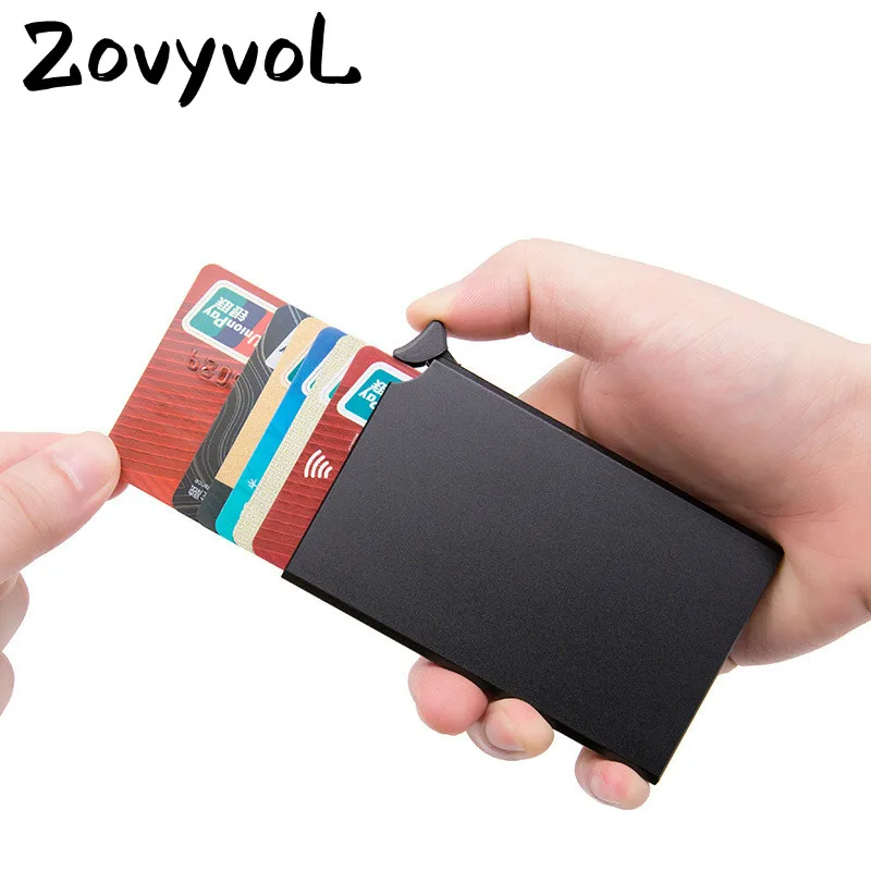 ZOVYVOL Новый мини Чехол для визиток высококачественный алюминиевый держатель карт