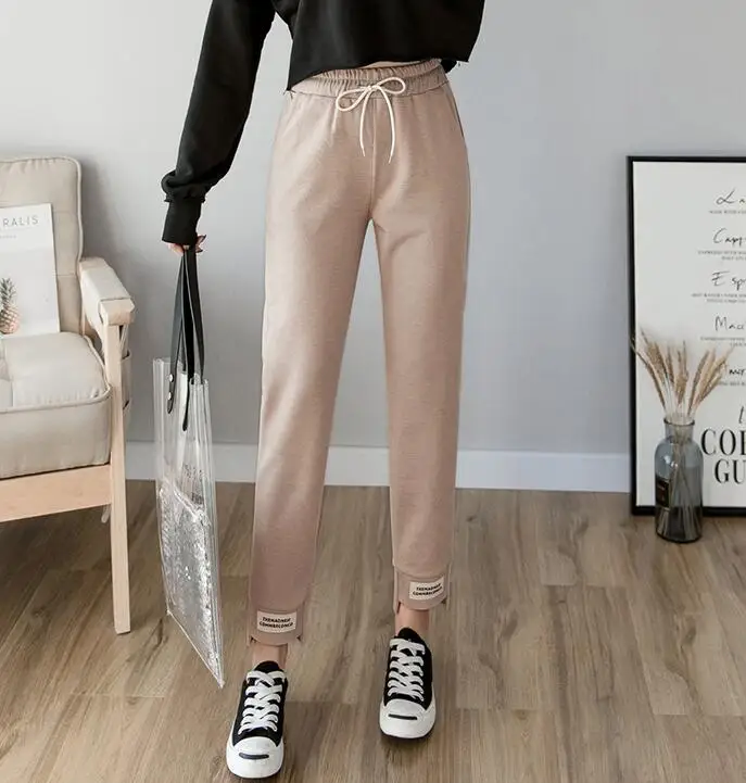 Женские брюки весна-лето 2019 женские модные одноцветные свободные классические