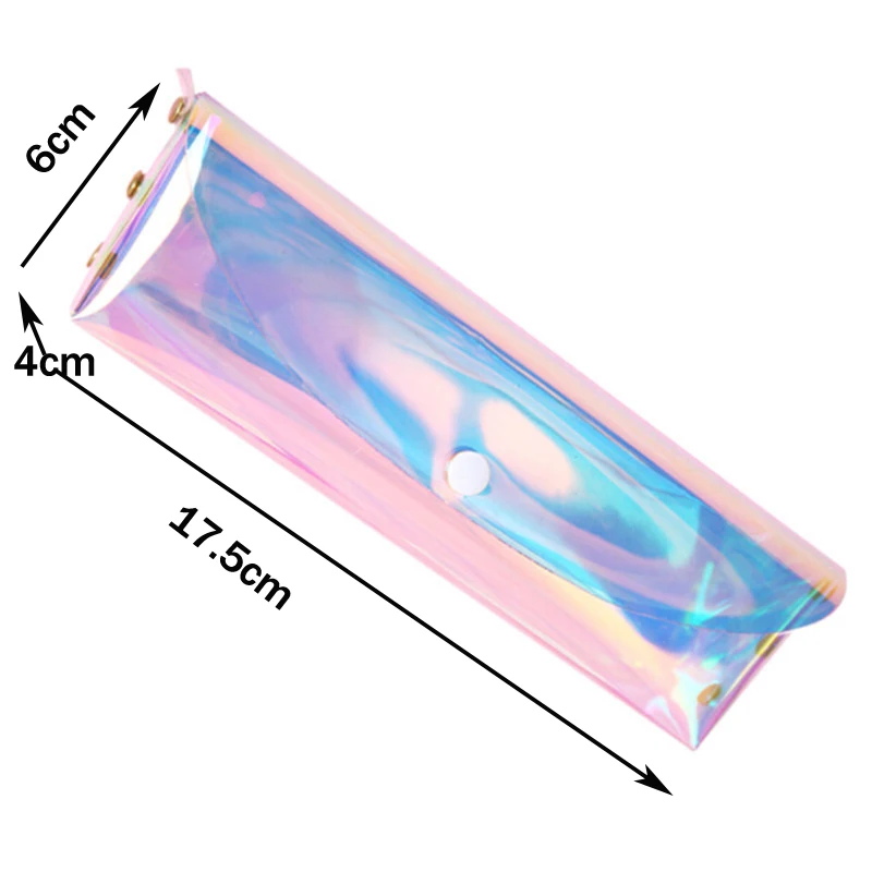 

Women Holographic Make up Brush Bags Girl Transparent Laser Cosmetic Bag Small Travel Toiletry Makeup Case Student Pencil Pouch