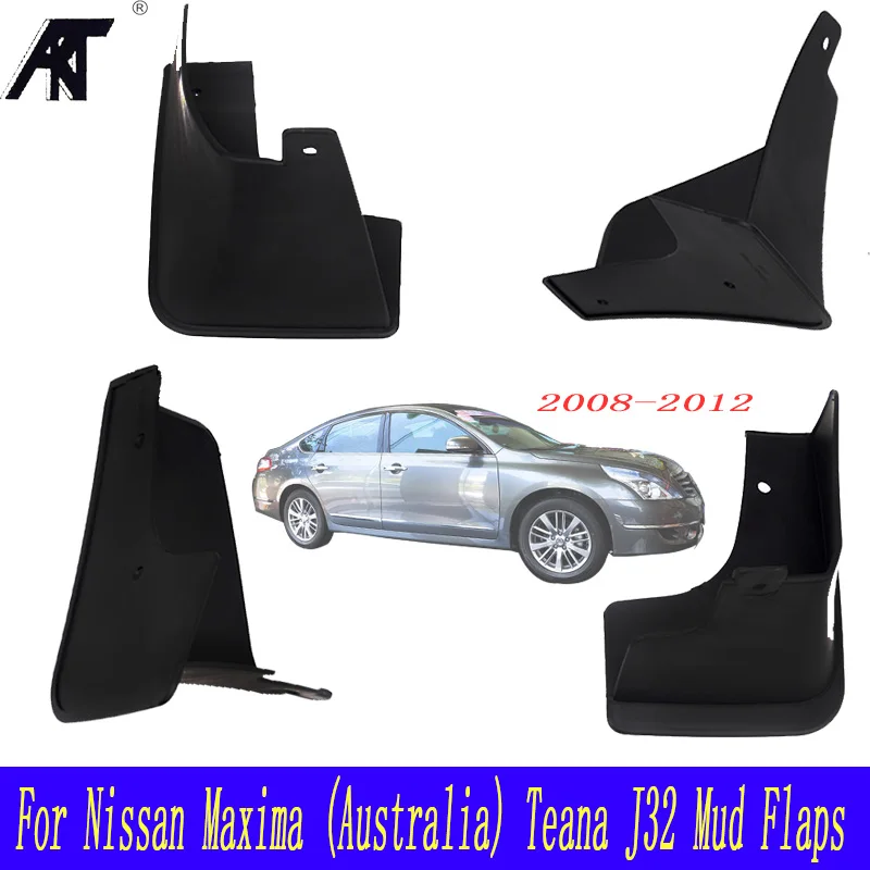 

Car Mud Flaps For Nissan Maxima (Australia) Teana J32 2008-2012 Mudflaps Splash Guards Mud Flap Mudguards Fender 2009-2011