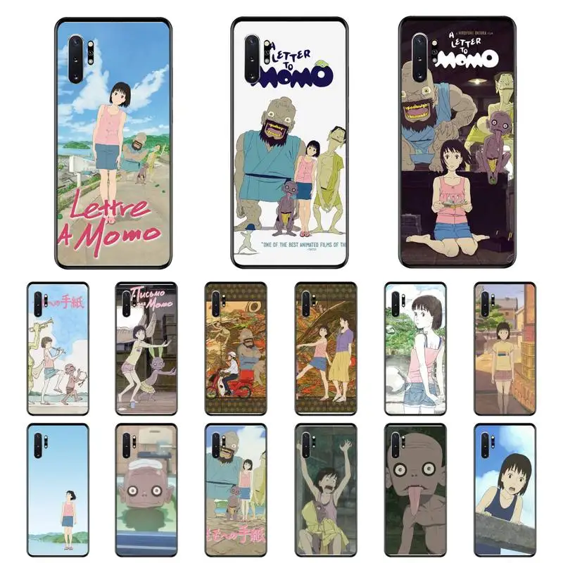 

FHNBLJ A Letter To Momo Manga Poster Phone Case For Samsung Note 7 8 9 20 Note 10 Pro lite 20ultra M20 M10 Case