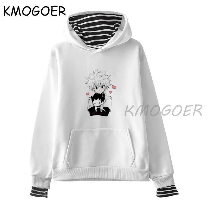 

Худи унисекс Hunter X Hunter Killua Gon в стиле Харадзюку, эстетичная Толстовка с длинным рукавом и принтом, милая Повседневная Женская одежда, худи