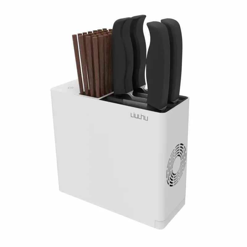 

Xiaomi Liushu Sterilization Knife Chopstick Holder UV Sterilization Hot Air Drying Storage Kitchen Knives chopsticks holder