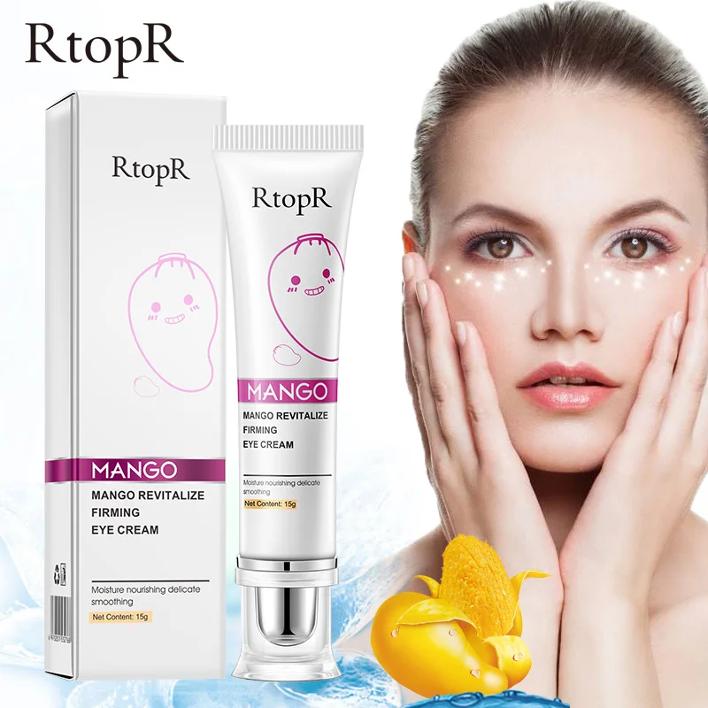 

RtopR Mango Revitalize Firming Eye Cream Anti-Wrinkle Moisturizing Remove Dark Circles Against Puffiness&Bags Hydrate Cream