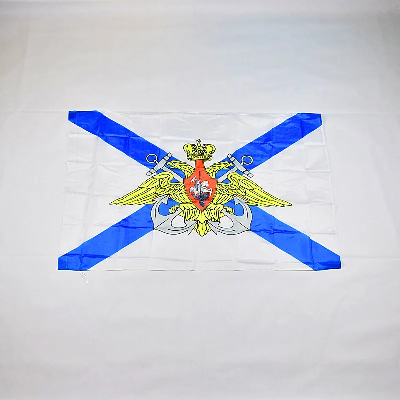 

87*135cm Russian navy flag Flag of the Navy Fleet of the Russian Federation Военно-Морс кой Флот Российской Федерации знамя