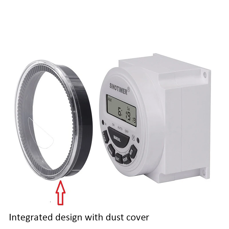 Программируемые таймеры с цифровым ЖК дисплеем 110 В 220 10 А 16 30 переключатель