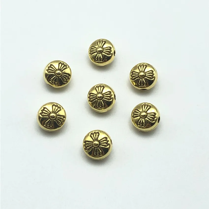 Бусины-шармы с цветком лотоса 8 мм | Украшения и аксессуары