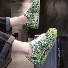 Женские кроссовки с граффити на вулканизированной подошве, модная женская трендовая обувь для отдыха, кроссовки на плоской подошве для девочек, обувь для бега, 2022