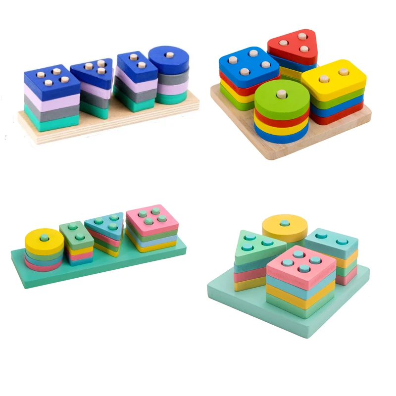 Детский развивающий конструктор Деревянные Игрушки для раннего