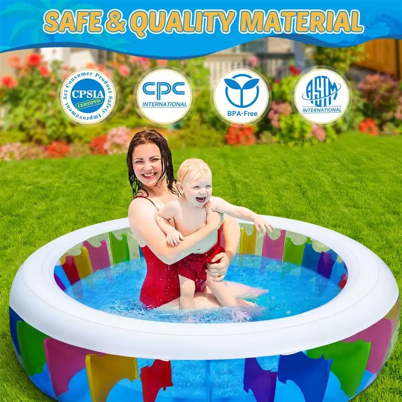 UNOMOR 180cm Swimming Summer Playing Game Inflatable Pool Water Sprinkler | Инструменты