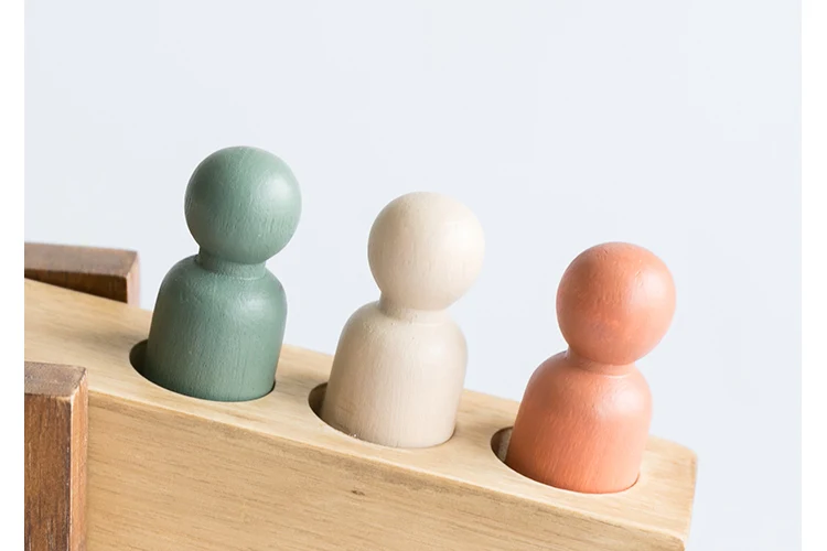 

Wood Abstract Figurine Nordic Art Desk Craft Handmade Simple Figurine Creative Geometric Decoracion Hogar Home Decor DE50XBJ