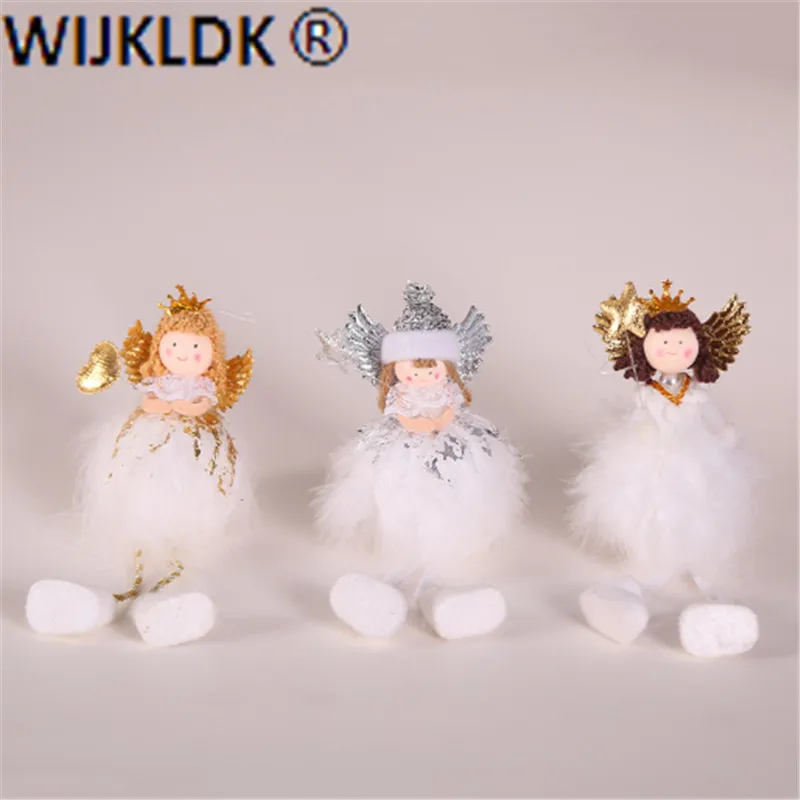 Украшения для рождества милый ангел кукла Рождественская елка украшения дома