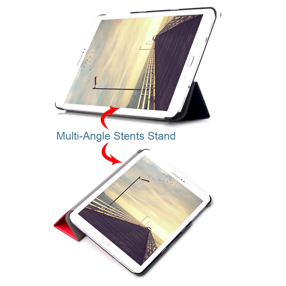 MTT чехол из искусственной кожи для samsung Galaxy Tab S2, 9,7 дюймов, трехслойный флип-чехол с подставкой, умный чехол для планшета, SM-T810, T813, T815, T819