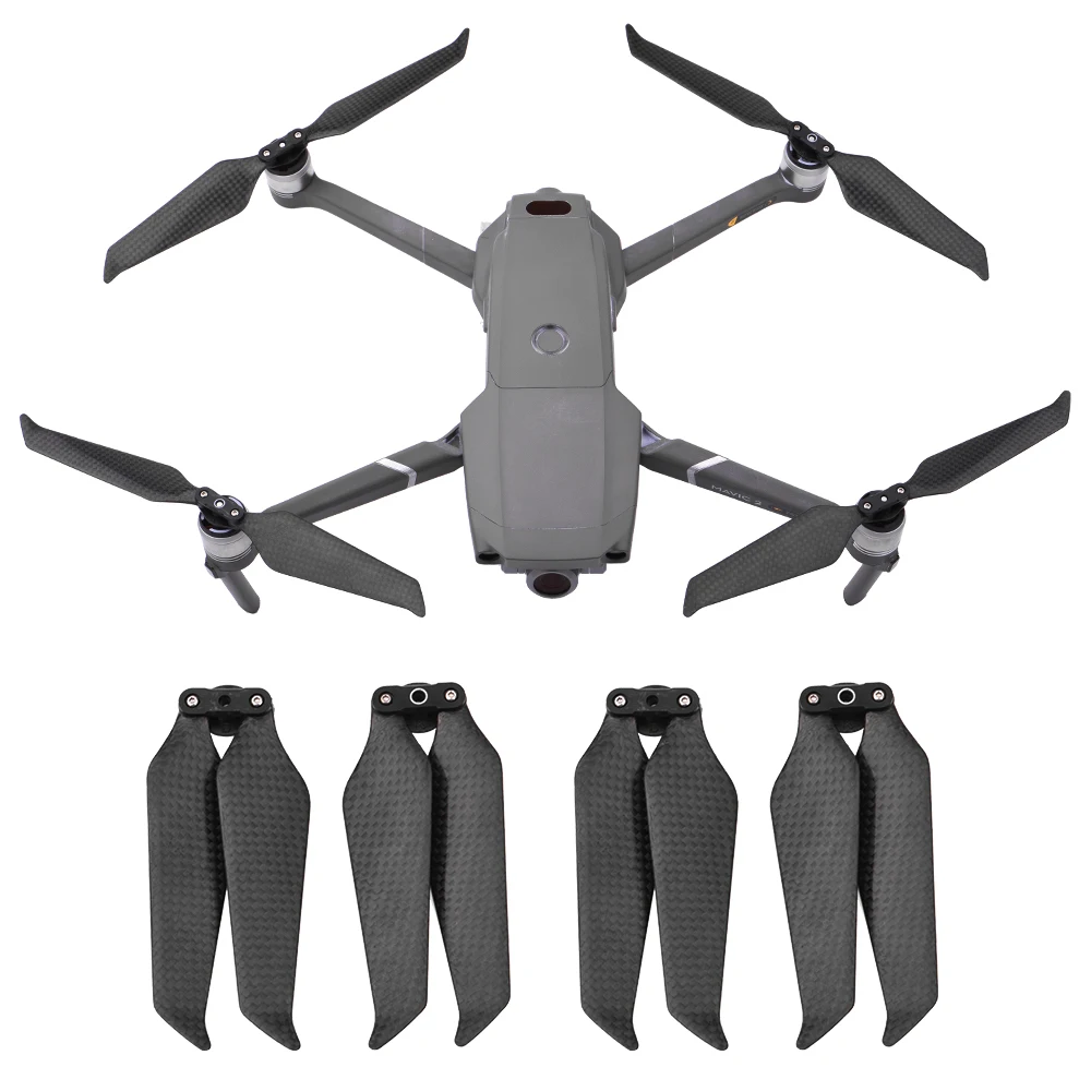 

4Pack 8743 Foldable Carbon Fiber Propellers Low-Noise Quick Release Propeller Blades For DJI Mavic 2 Pro Zoom Drone