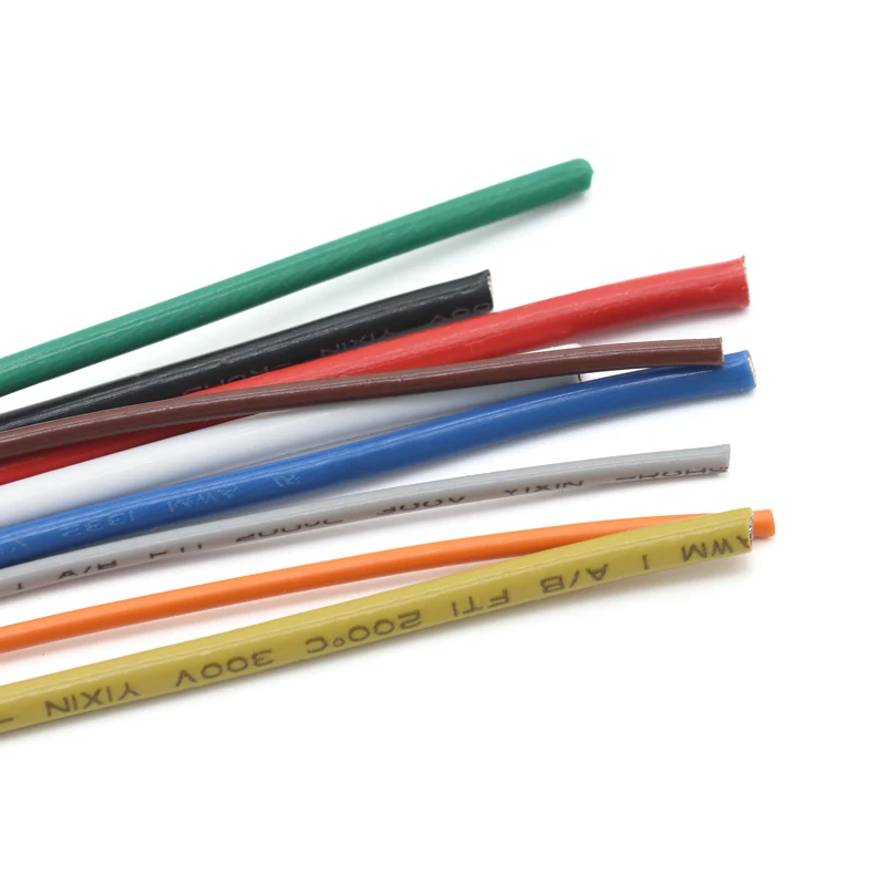 1 м/5 м 28/26/24/22/20/18/16/14/13/12AWG UL1332 PTFE провод FEP пластиковый изолированный