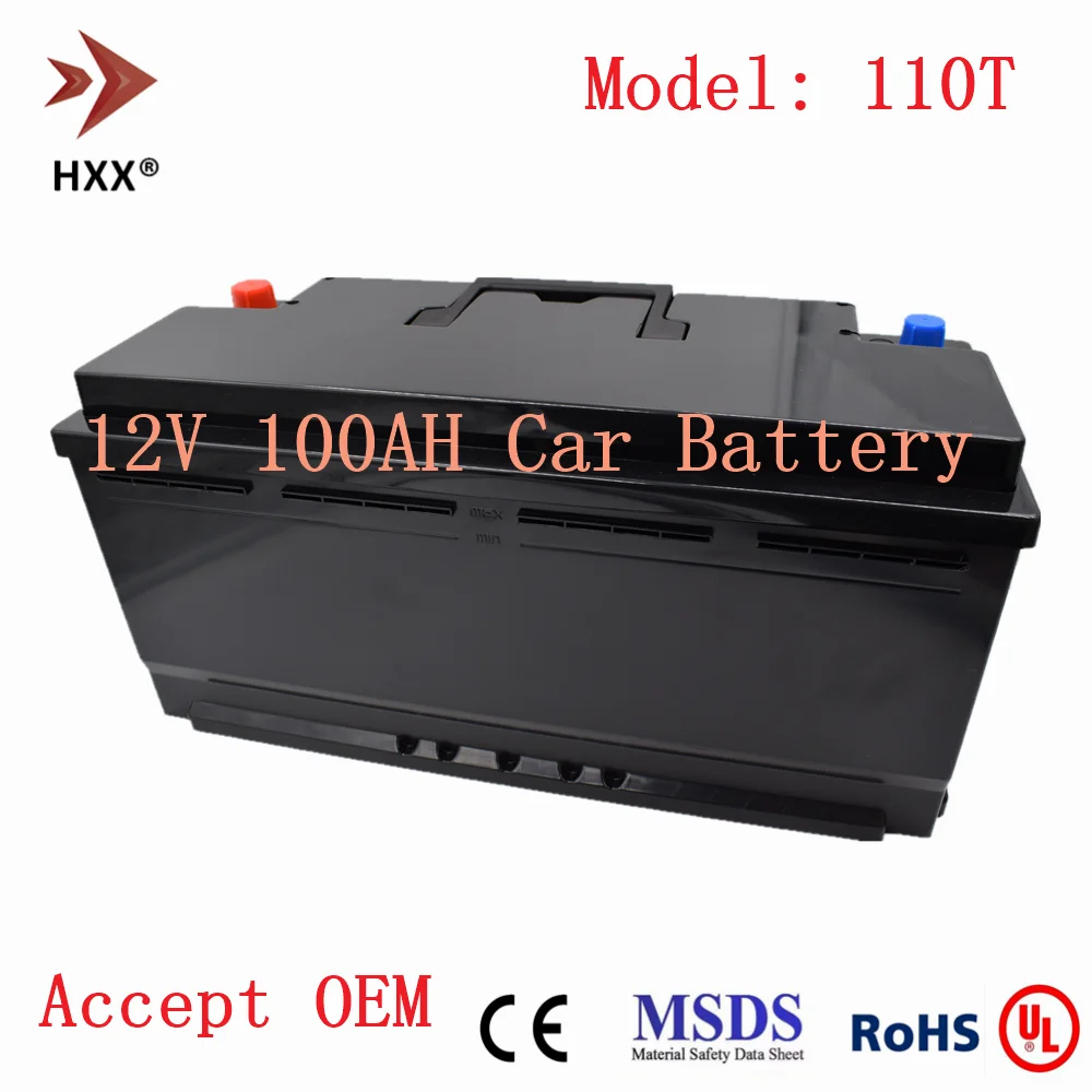 Lifepo4 12V автомобильный литиевый аккумулятор 100AH CCA 1500A Autos для замены свинцовой