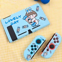 2021 new nintend switch case cute girls soft tpu shell cover for nintendo nintend switch joy con console game case accessories