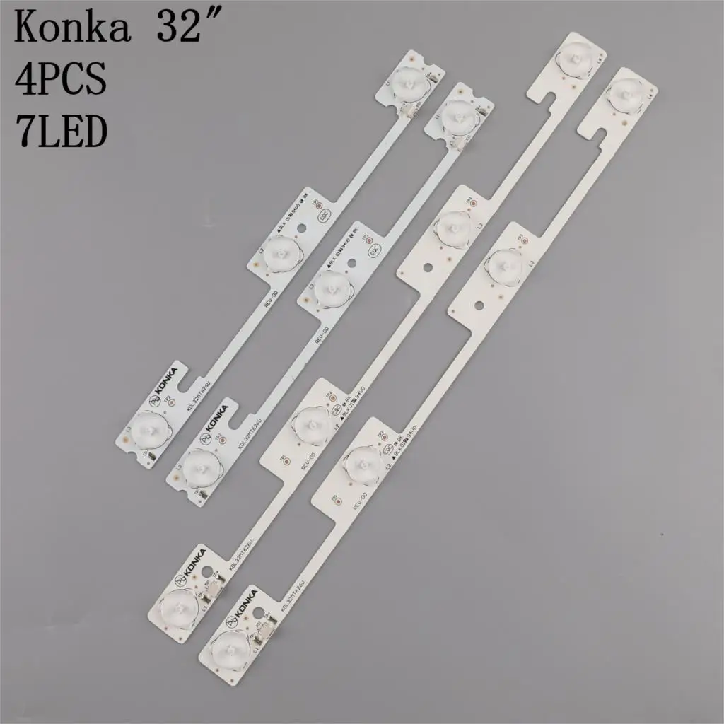 

Оригинальная Светодиодная лента для Konka KDL32MT626U, 20 шт., 4 светодиода, 50 шт., 3 светодиода, 35019055, 35019056, 32 дюйма, 6 в