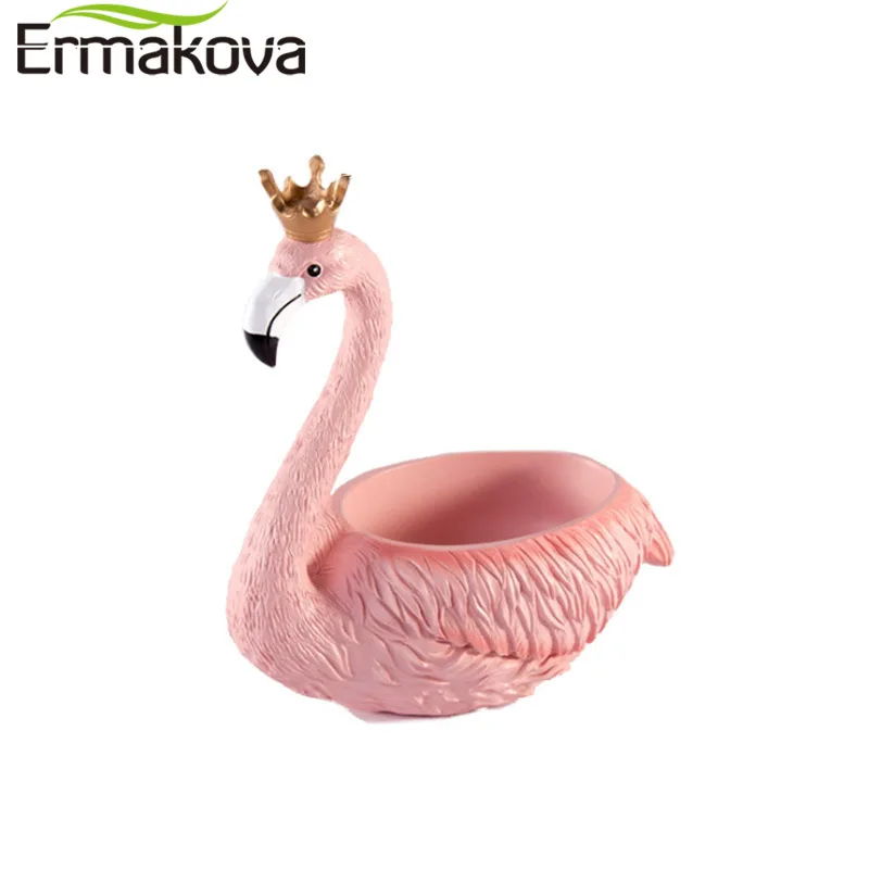 ERMAKOVA Смола Фламинго Статуэтка ремесла пара статуя рабочего стола офисное