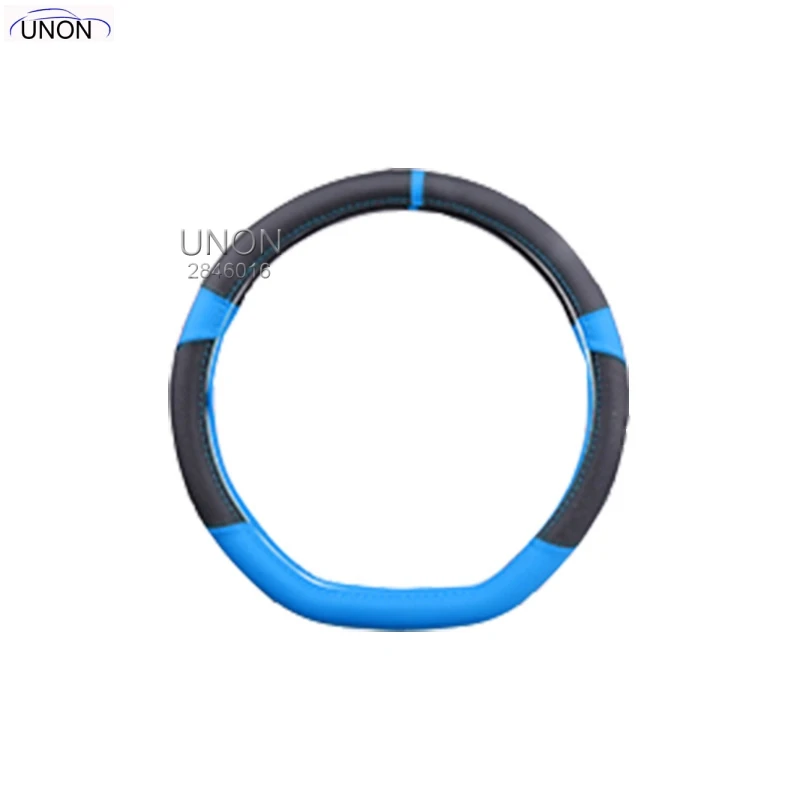 

For Nissan Kicks 2017-2021 Leather Steering Wheel Cover Modification Car Accessories