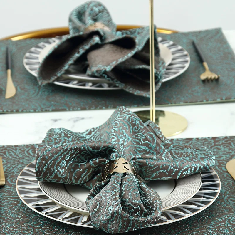 2pcs Track On the Table Napkins Towel For Kitchen Serviette Fabric Napkin Cutlery Home Textiles Wedding Decoration Placemats | Дом и сад