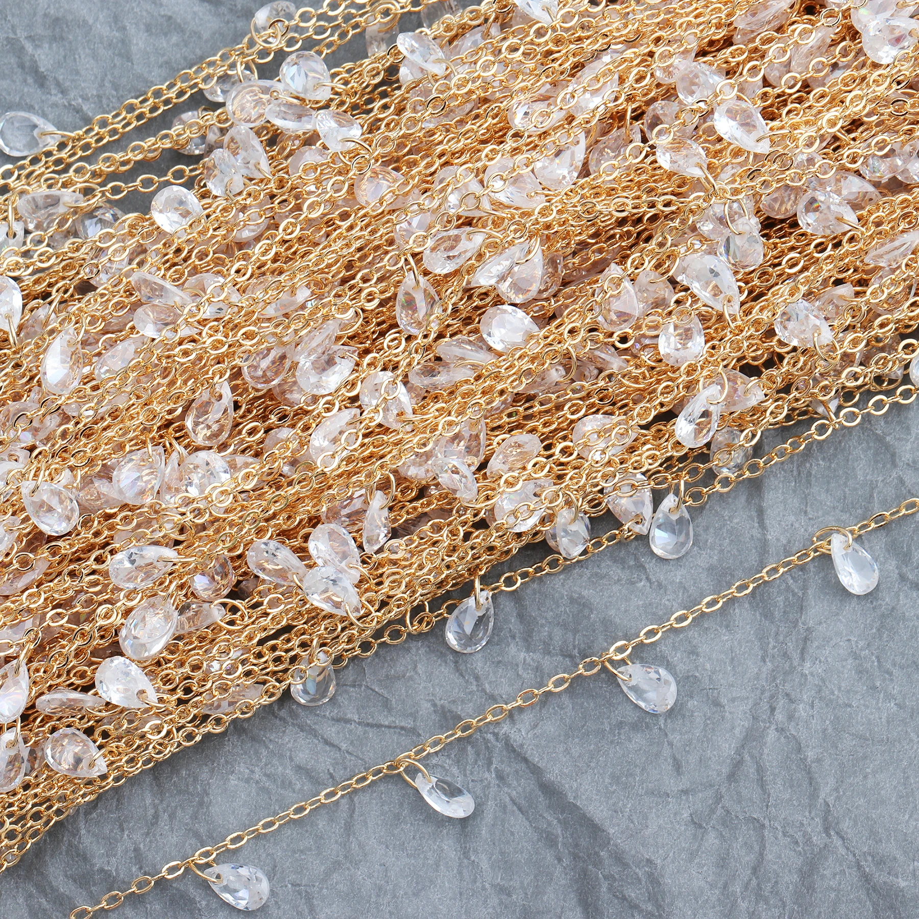 GUFEATHER C45, цепь, ювелирные аксессуары, 18k позолоченные, изготовление ювелирных изделий, ручная работа, ювелирные изделия, diy цепочки ожерелье, 1 м/лот