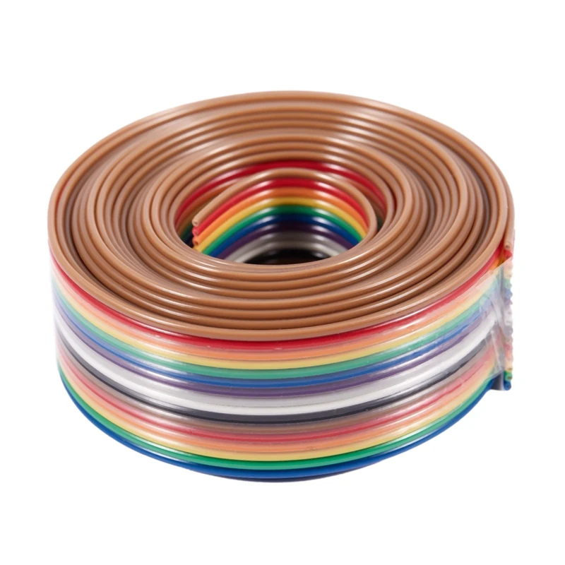 2 м 1 27 мм Шаг 16 контактный плоский IDC ленточный Удлинительный кабель провод|Кабели