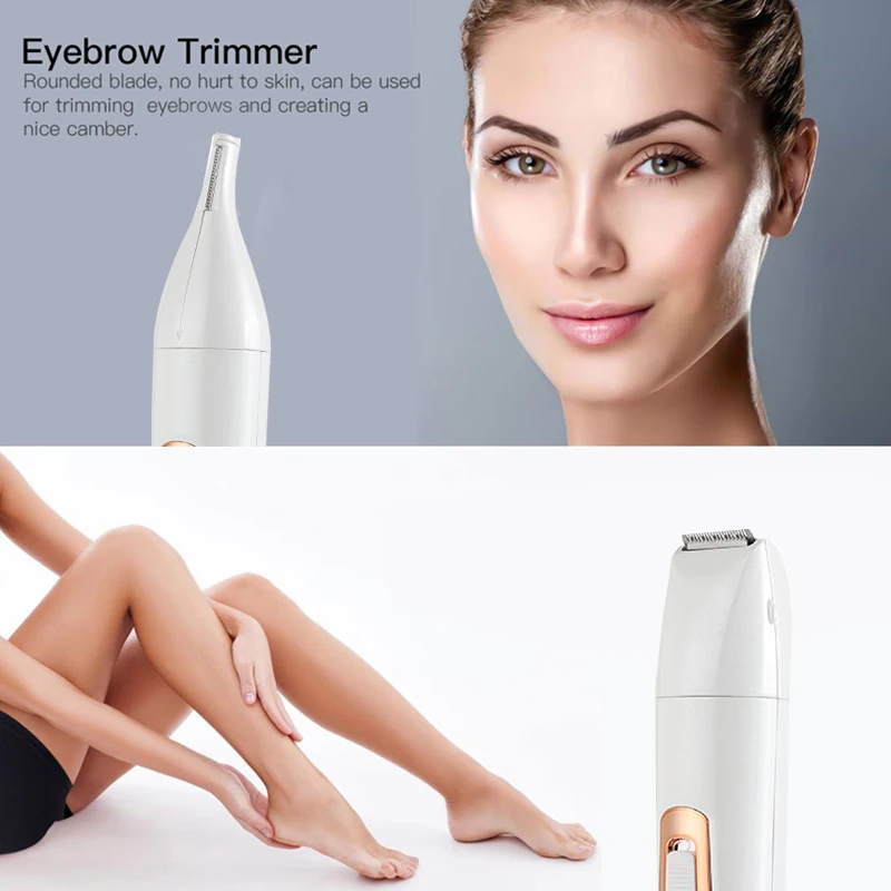 4 в 1 женский эпилятор портативный многофункциональный электрический станок для