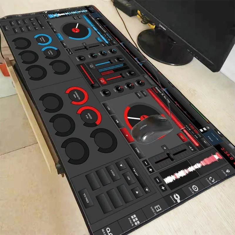 Большой игровой компьютерный коврик для мыши 40x90 см с блокировкой радио диджея Z