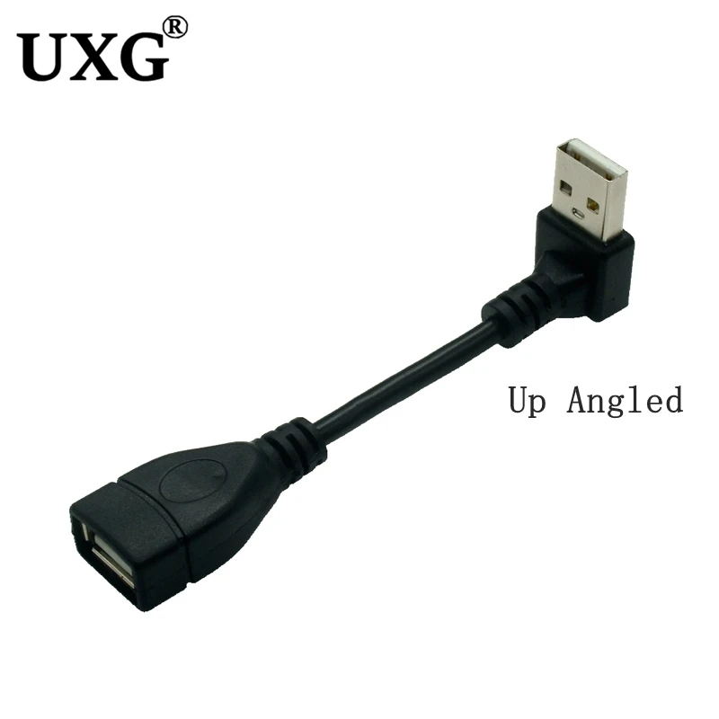 Удлинительный USB-кабель под углом 90 градусов USB 2 0 короткий кабель для Smart TV PS4