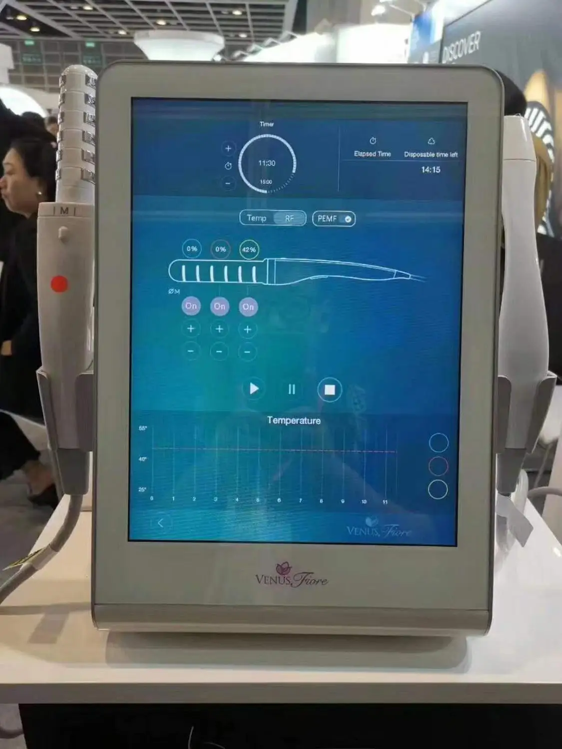 RF частный 3 частей плотное косметическое оборудование устройство для укрепления