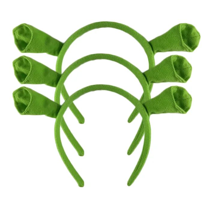 Шрек для волос детей школьная повязка гигантская на голову |