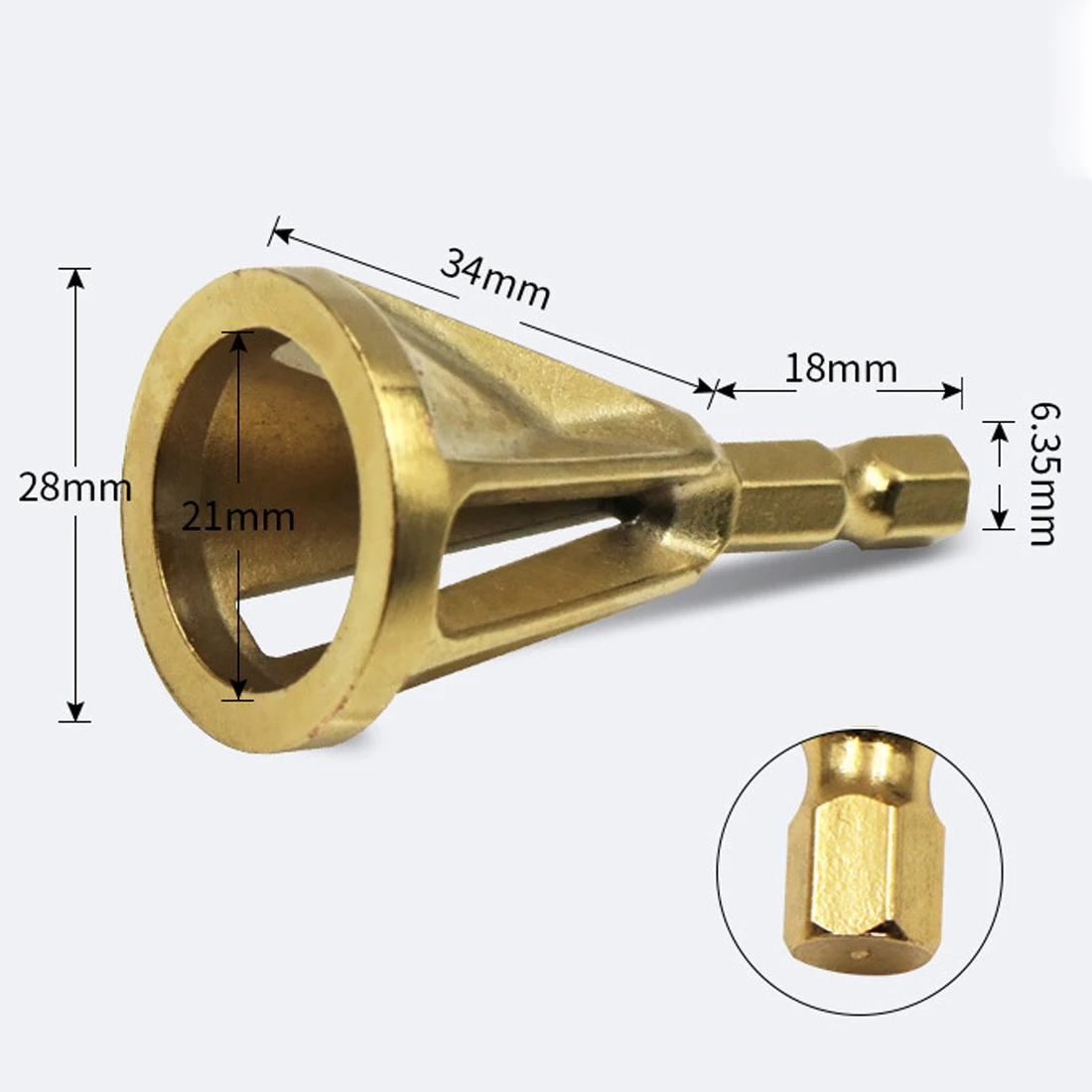 4-19 мм рабочий диапазон из нержавеющей стали инструмент для удаления заусенцев