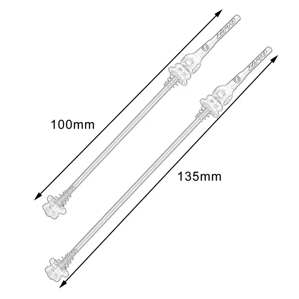 1 Pair Bicycle QR Ti Skewers Wheel Quick Release Axle Ultralight Lightweight for MTB Road Bike Accessories | Спорт и развлечения