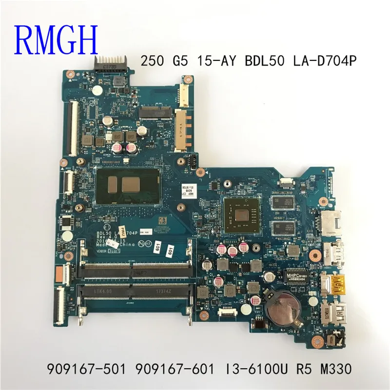 

909167-501 909167-601 For HP 15-AY 250 G5 Laptop Motherboard BDL50 LA-D704P With i3-6100 216-0867071 2G GPU 100% tested working