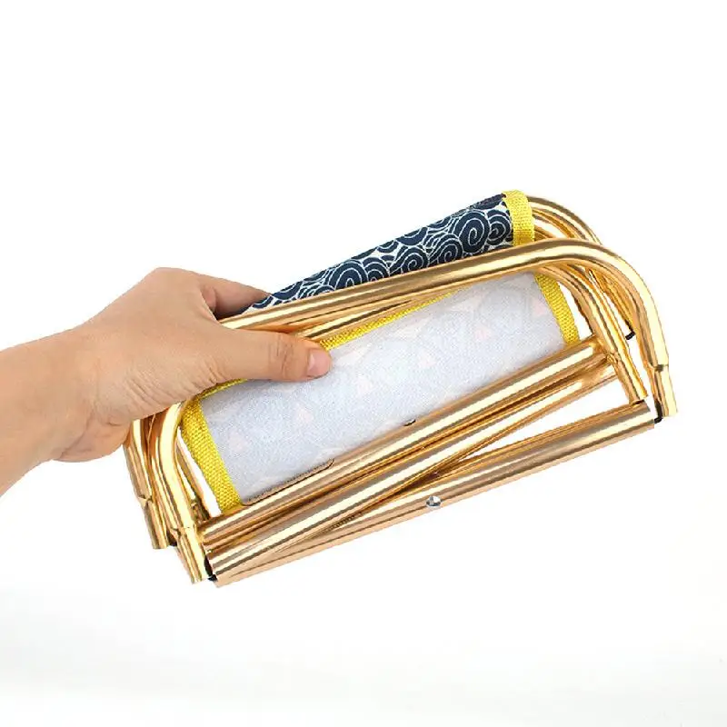 Складной стул маленький из алюминиевого сплава для взрослых барбекю рыбалки