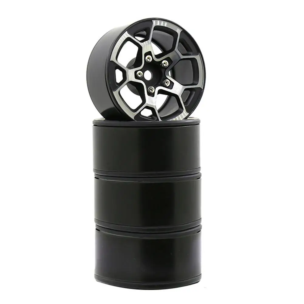 

LeadingStar Rc Car Parts 4pcs/set 1:10 Simulation Beadlock Wheels Rims Suitable For 1.9-inch Tires SCX10 90046 TRX4