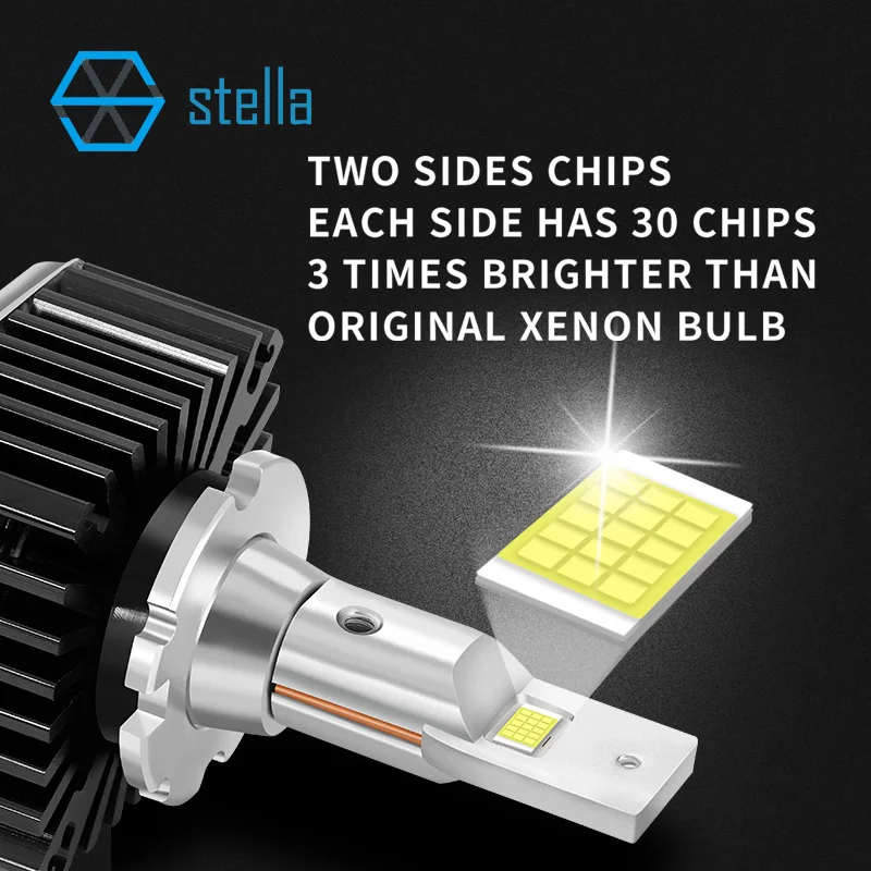 Комплект светодиодных фар Stella D1S D2S D4S CanBus D1R D2R D3R D4R D5R D8R светодиодный ные лампы под