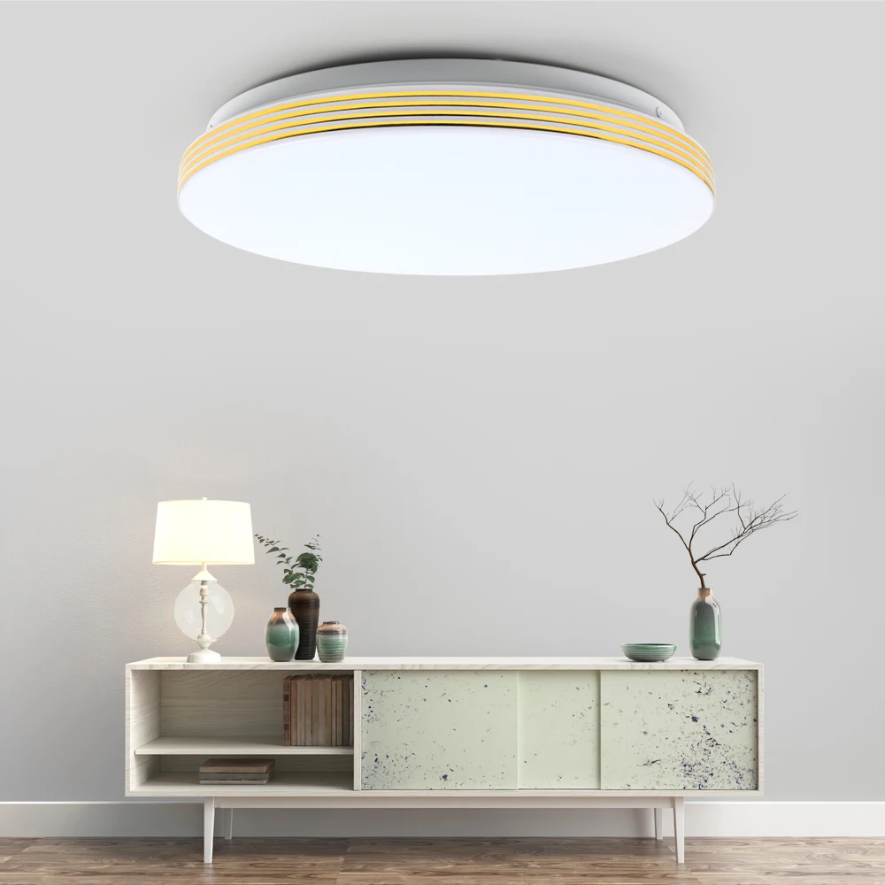 

AC 220V 48W/72W Dimmable LED Ceiling Light 3500K/4100K/6000K Ceiling Lamp for Bedroom Living room lampara techo