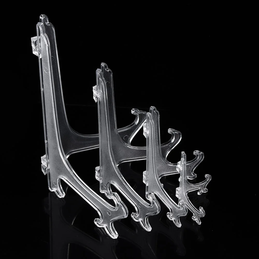 1 шт. модный прозрачный пластиковый дисплей с пластиной 3/5/7/8 дюйма прозрачная