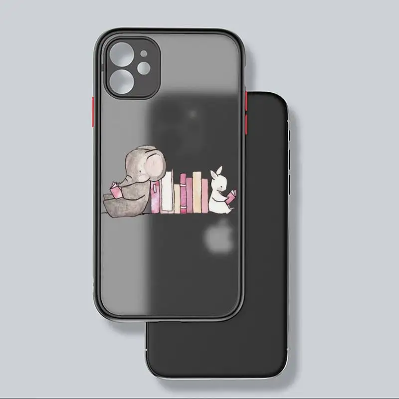 

Couples Cartoon Lovely Heart Painted-1 Phone Case For iphone 12 11 8 7 plus mini x xs xr pro max matte transparent cover