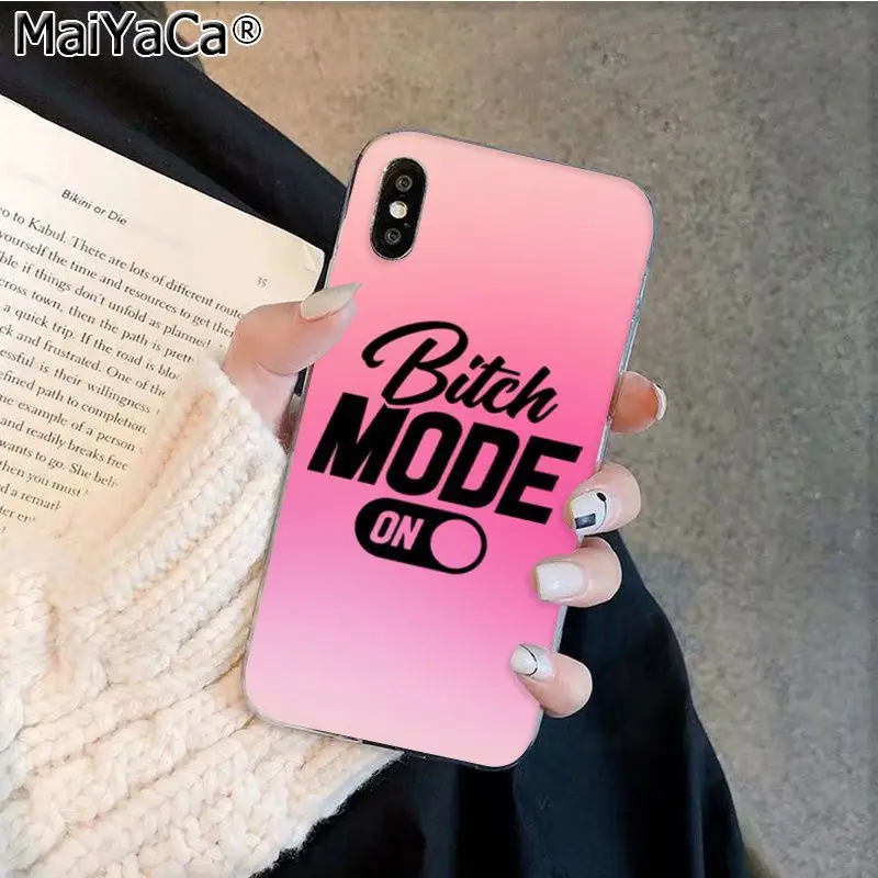 MaiYaCa я не всегда сука Bonjour суки Силиконовый ТПУ чехол для телефона Apple iphone 11 pro 8 7 66S Plus X XS MAX 5s SE XR