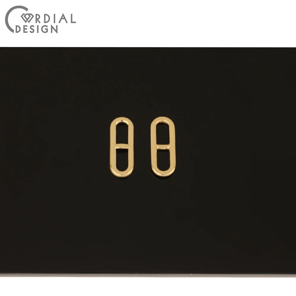 

Cordial Design 50Pcs Earrings Accessories/Charms/Genuine Gold Plating/DIY Connectors/Hand Made/Jewelry Findings & Components