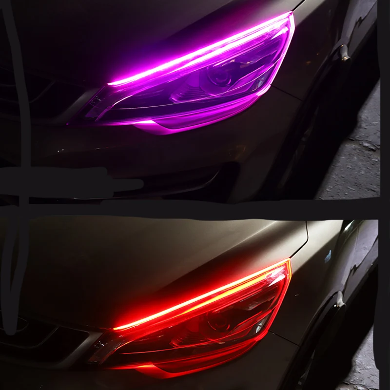 Дневные ходовые огни 2 светодиода указатели поворота автомобильные аксессуары