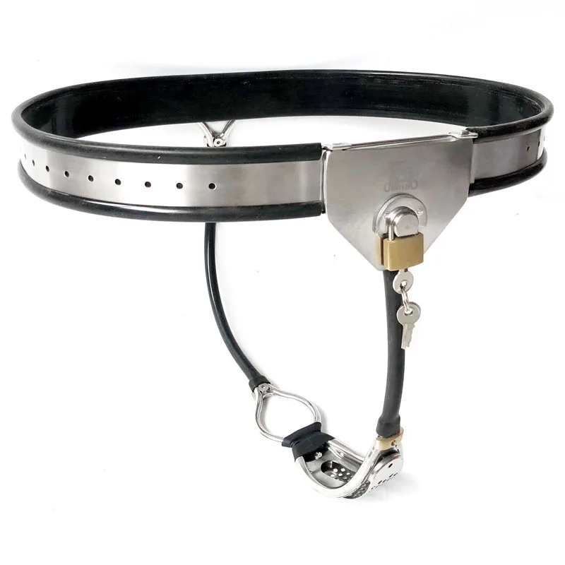 Женский Пояс верности с замком раба БДСМ бондаж из нержавеющей стали Силиконовое