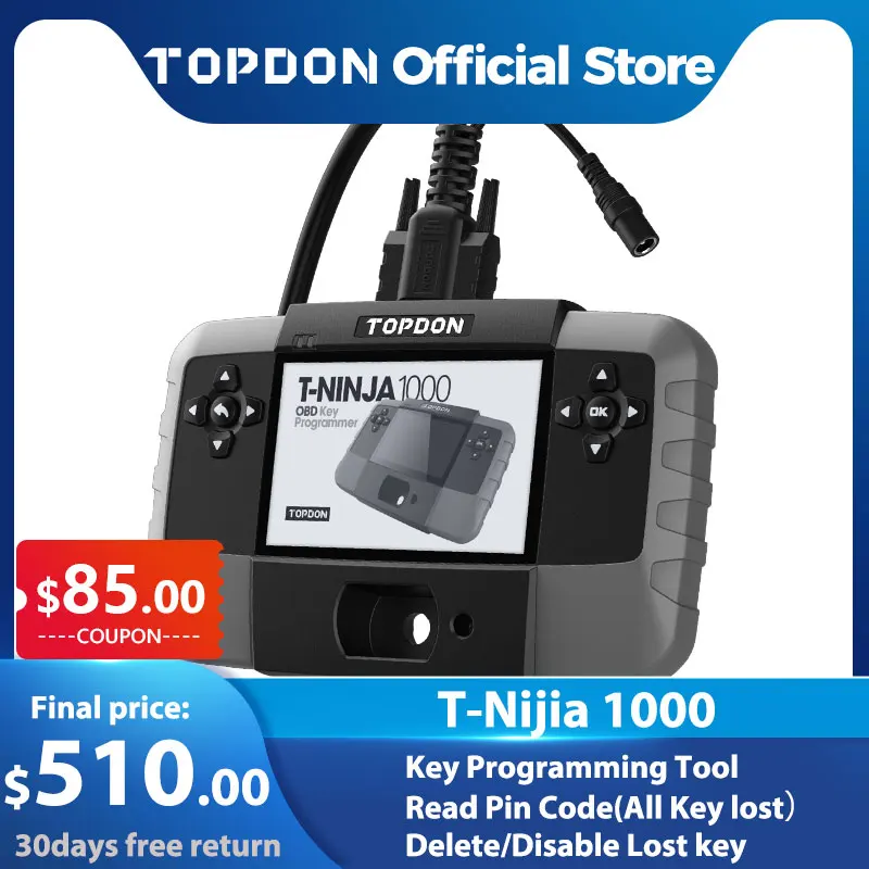 【$270-23 Code：ZIMASALE1700】TOPDON T-Ninja1000 Key программатор иммобилайзер все ключи потерянные