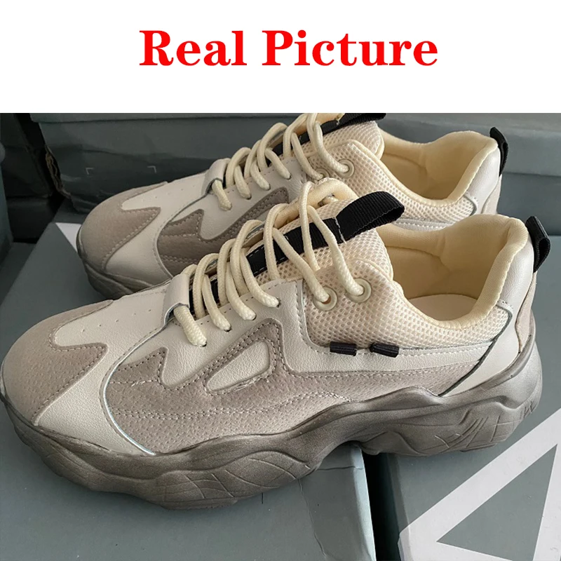 Женские зимние массивные кроссовки Повседневная обувь черного цвета на