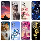 Для Samsung Galaxy A52 чехол A525F Милая силиконовая Мягкая задняя крышка из ТПУ Fundas для Samsung A52 52 5G A526B телефонные чехлы задняя крышка бампера