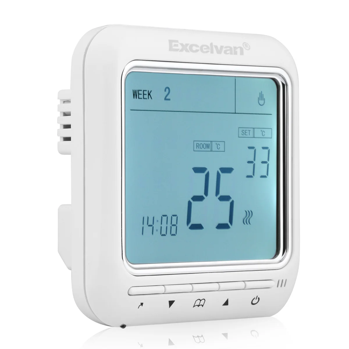Новый цифровой регулятор температуры Excelvan ЖК-дисплей сенсорный экран комнатный